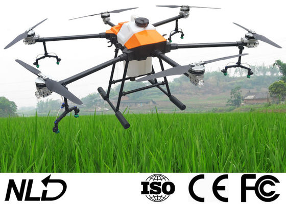 ISO9001 8 Nozzles 30L 6 Rotors Fertilizer Spraying Drone