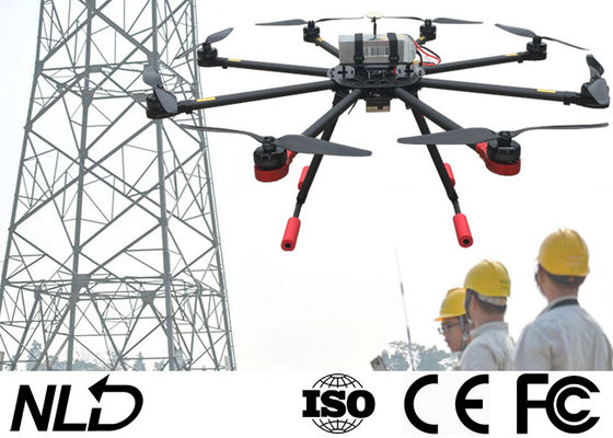 8KG T10 FCC Powerline Inspection Drone , Aerial Camera Drone