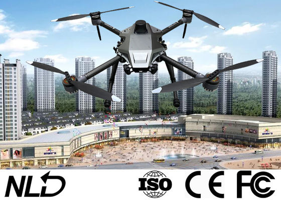 ISO9001 3 Axis 10X Aerial Inspection Drone Dual Beam Camera