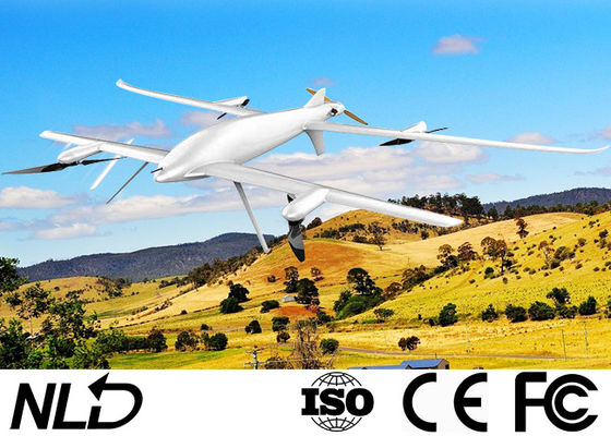 VTOL Industrial 10KG 10H Wingspan 3740mm UAV Drone Hybrid System