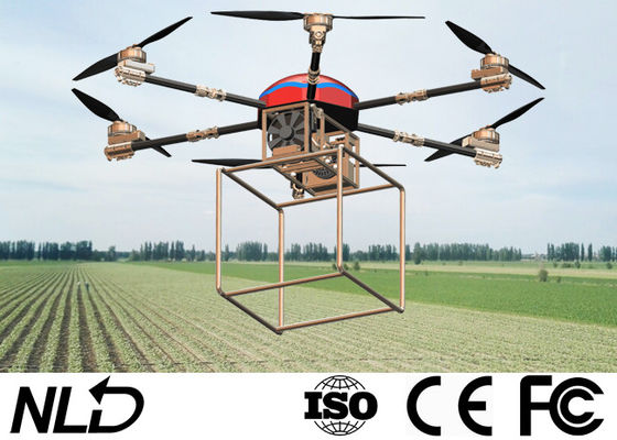 100KG 6 Rotors Long Range Cargo Drone , 15-120 Minutes Cargo Carrying Drone